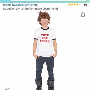 Napoleon Dynamite Halloween Costume. Size Medium.